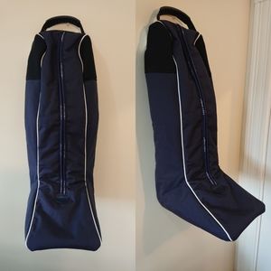 English boot navy travel bag
